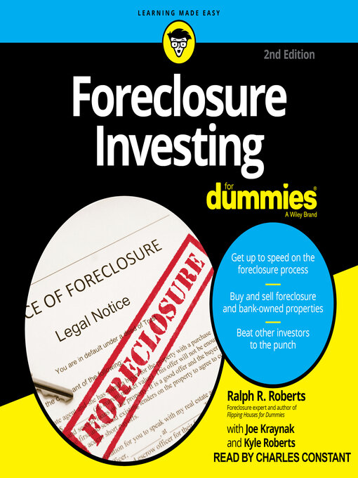 Title details for Foreclosure Investing For Dummies by Ralph R. Roberts - Wait list